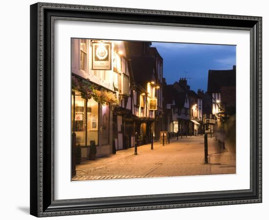 New Street, Worcester, Worcestershire, England, United Kingdom, Europe-Lawrence Graham-Framed Photographic Print