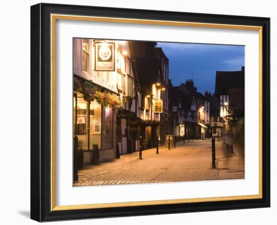 New Street, Worcester, Worcestershire, England, United Kingdom, Europe-Lawrence Graham-Framed Photographic Print