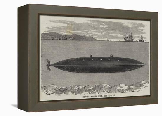 New Submarine Boat-null-Framed Premier Image Canvas