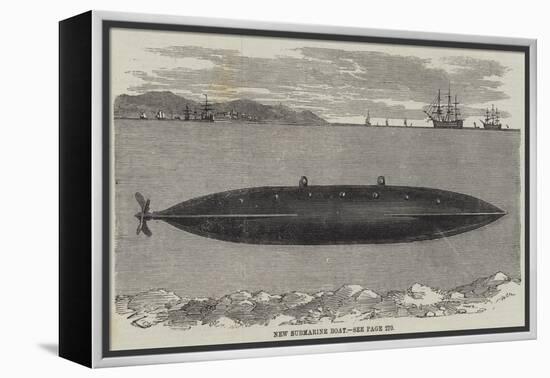 New Submarine Boat-null-Framed Premier Image Canvas