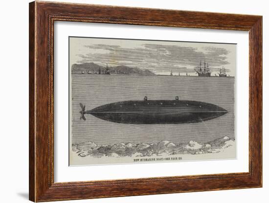 New Submarine Boat-null-Framed Giclee Print