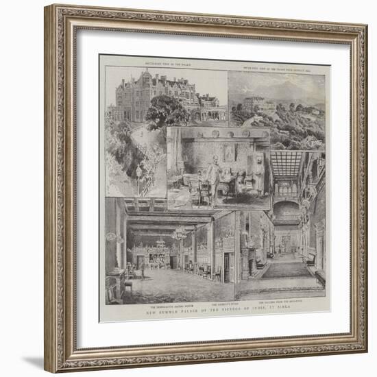 New Summer Palace of the Viceroy of India, at Simla-null-Framed Giclee Print