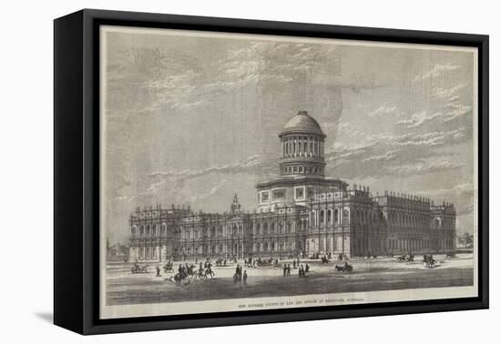 New Supreme Courts of Law and Offices at Melbourne, Australia-null-Framed Premier Image Canvas