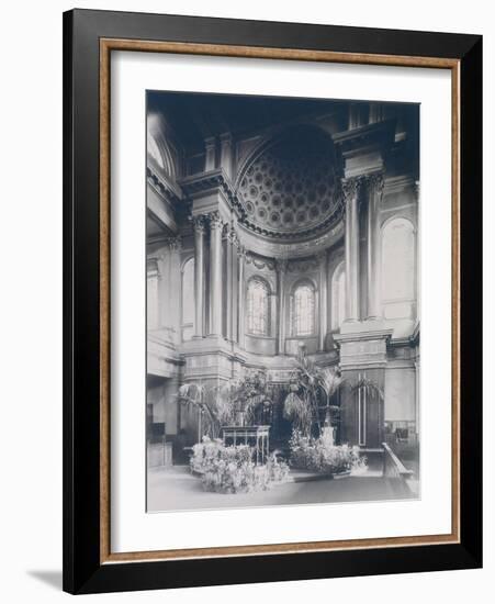 New Synagogue, Great St Helens, London, 1911-null-Framed Photographic Print