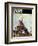 "New T.V. Set" Saturday Evening Post Cover, November 5,1949-Norman Rockwell-Framed Giclee Print