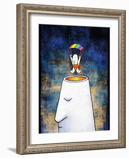 New Thoughts, Conceptual Artwork-David Gifford-Framed Photographic Print