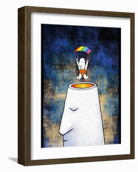 New Thoughts, Conceptual Artwork-David Gifford-Framed Photographic Print