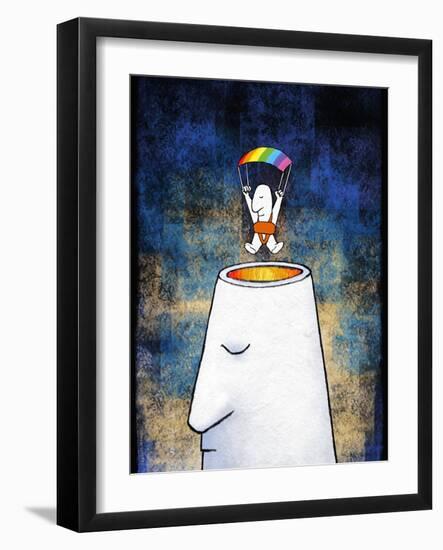 New Thoughts, Conceptual Artwork-David Gifford-Framed Photographic Print