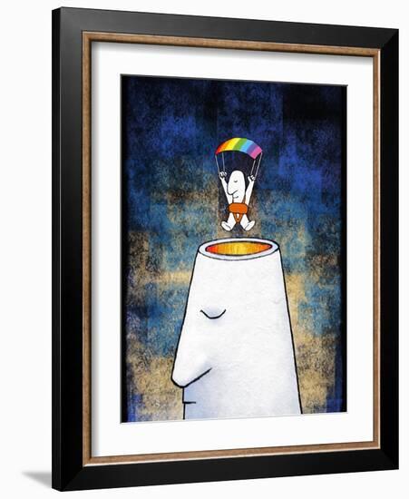New Thoughts, Conceptual Artwork-David Gifford-Framed Photographic Print