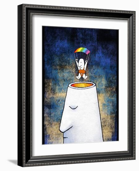 New Thoughts, Conceptual Artwork-David Gifford-Framed Photographic Print