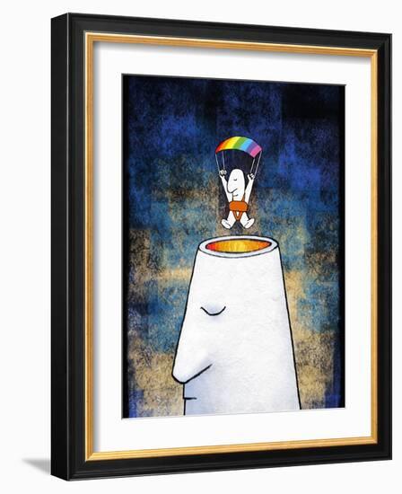 New Thoughts, Conceptual Artwork-David Gifford-Framed Photographic Print