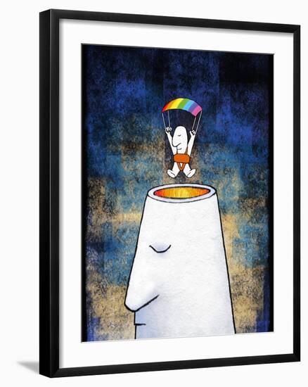 New Thoughts, Conceptual Artwork-David Gifford-Framed Photographic Print