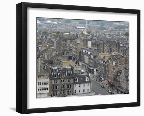 New Town from Edinburgh Castle, Scotland-Cindy Miller Hopkins-Framed Photographic Print