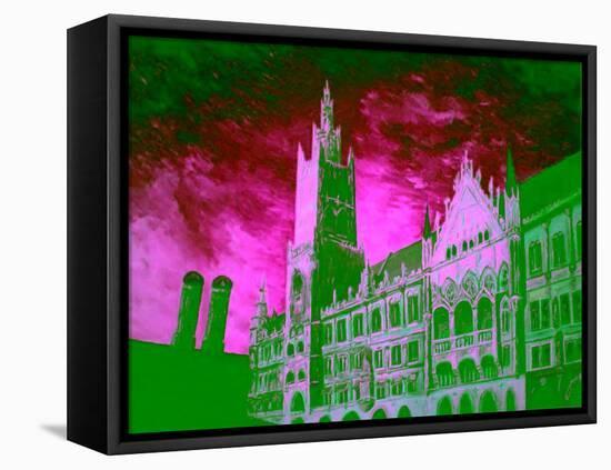 New Town Hall Munich-Markus Bleichner-Framed Stretched Canvas