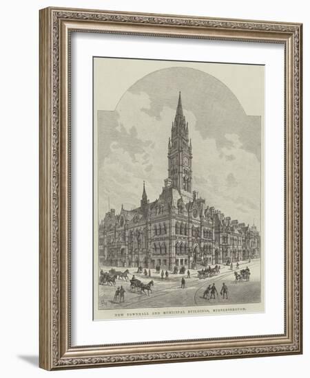 New Townhall and Municipal Buildings, Middlesbrough-Frank Watkins-Framed Giclee Print