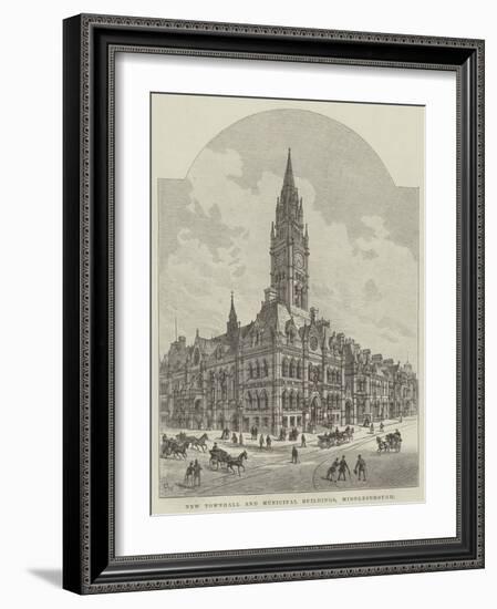 New Townhall and Municipal Buildings, Middlesbrough-Frank Watkins-Framed Giclee Print