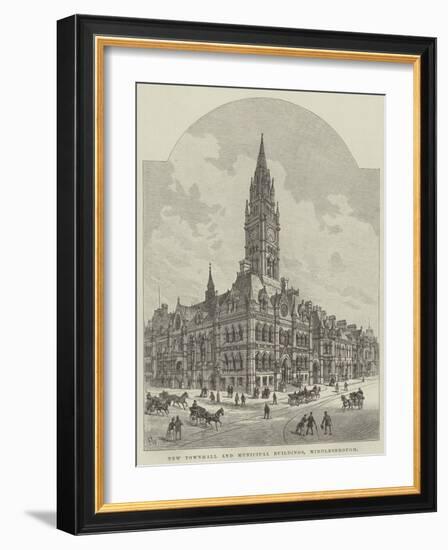 New Townhall and Municipal Buildings, Middlesbrough-Frank Watkins-Framed Giclee Print