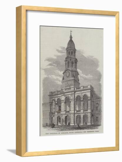 New Townhall of Adelaide, South Australia-null-Framed Giclee Print