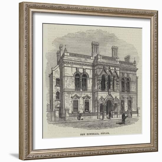 New Townhall, Poplar-null-Framed Giclee Print