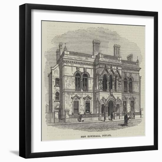 New Townhall, Poplar-null-Framed Giclee Print