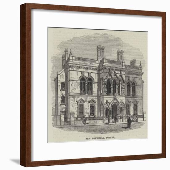 New Townhall, Poplar-null-Framed Giclee Print