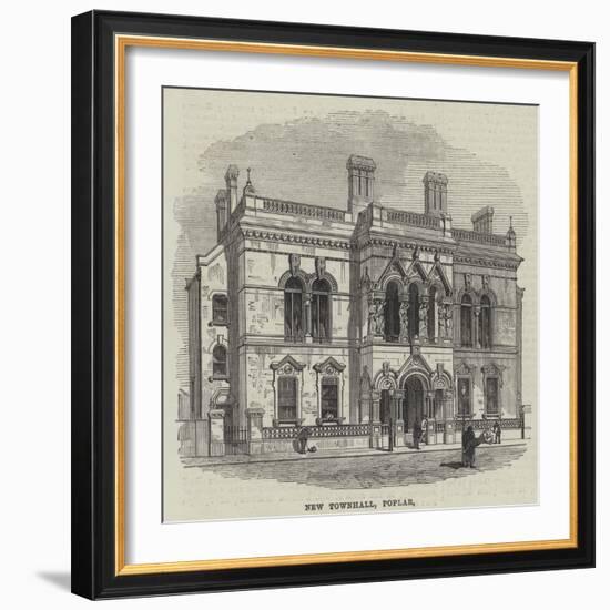 New Townhall, Poplar-null-Framed Giclee Print