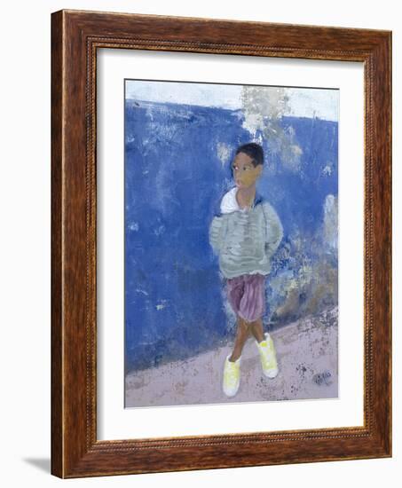 New Trainers, Havana, Cuba-Kate Yates-Framed Giclee Print