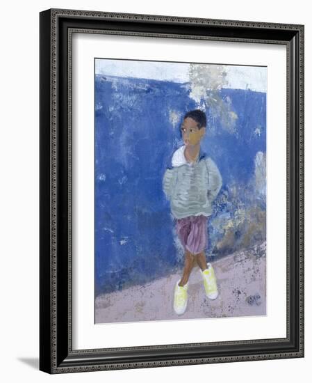 New Trainers, Havana, Cuba-Kate Yates-Framed Giclee Print