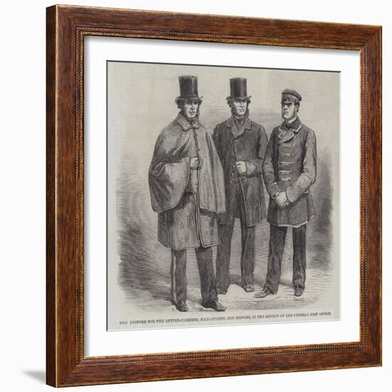 New Uniform for the Letter-Carriers-null-Framed Giclee Print