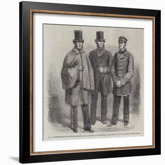 New Uniform for the Letter-Carriers-null-Framed Giclee Print