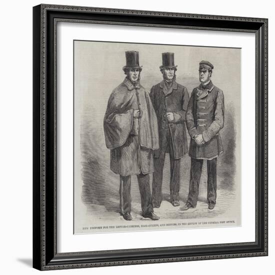 New Uniform for the Letter-Carriers-null-Framed Giclee Print