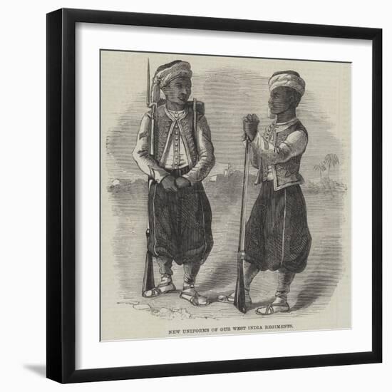 New Uniforms of Our West India Regiments-null-Framed Giclee Print