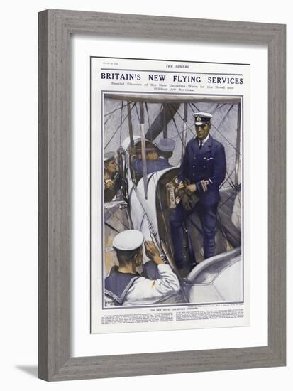New Uniforms of the British Royal Naval Air Service, 1914-Addison Thomas Millar-Framed Giclee Print