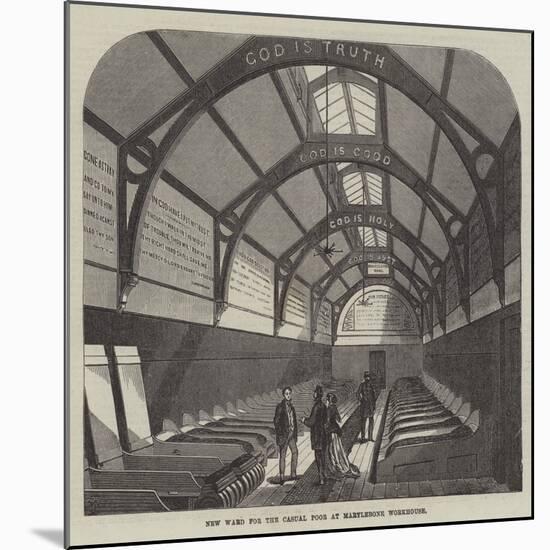 New Ward for the Casual Poor at Marylebone Workhouse-Frank Watkins-Mounted Giclee Print