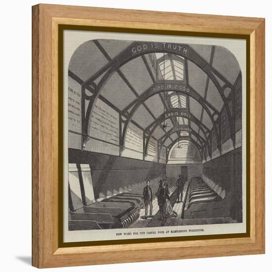 New Ward for the Casual Poor at Marylebone Workhouse-Frank Watkins-Framed Premier Image Canvas