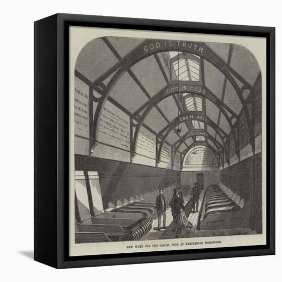 New Ward for the Casual Poor at Marylebone Workhouse-Frank Watkins-Framed Premier Image Canvas