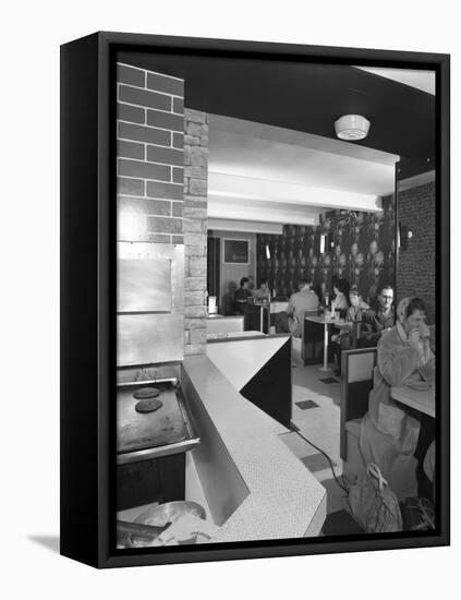 New Wimpy Bar, Barnsley, South Yorkshire, 1960-Michael Walters-Framed Premier Image Canvas