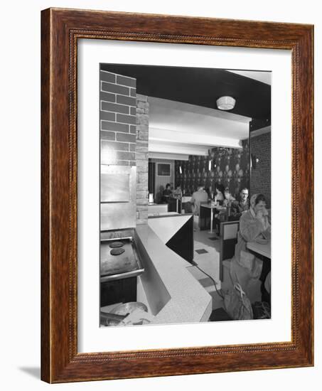 New Wimpy Bar, Barnsley, South Yorkshire, 1960-Michael Walters-Framed Photographic Print