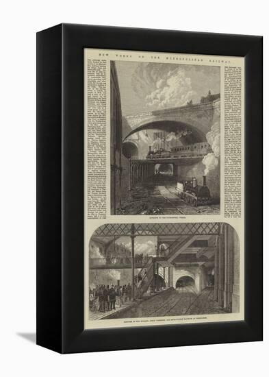 New Works on the Metropolitan Railway-null-Framed Premier Image Canvas