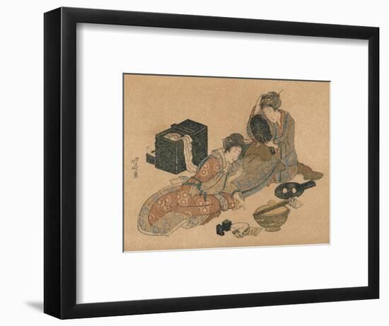'New-Year Card or Surimono', c1890-Unknown-Framed Giclee Print