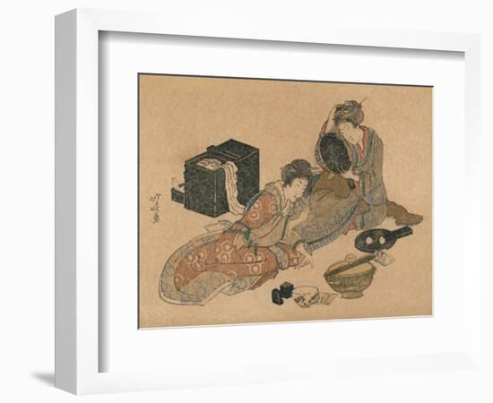 'New-Year Card or Surimono', c1890-Unknown-Framed Giclee Print