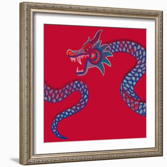 New Year Dragon-null-Framed Giclee Print