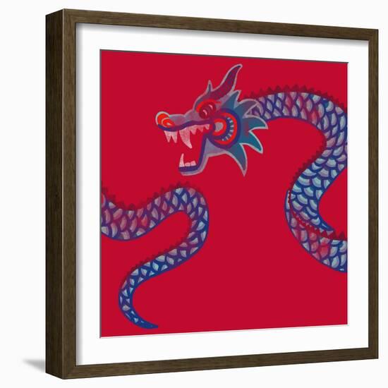 New Year Dragon-null-Framed Giclee Print