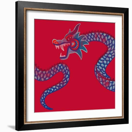 New Year Dragon-null-Framed Giclee Print