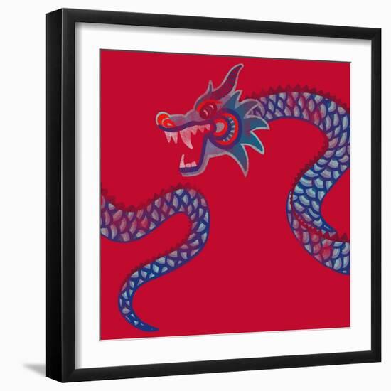 New Year Dragon-null-Framed Giclee Print