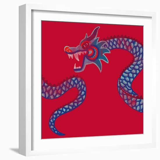 New Year Dragon-null-Framed Giclee Print