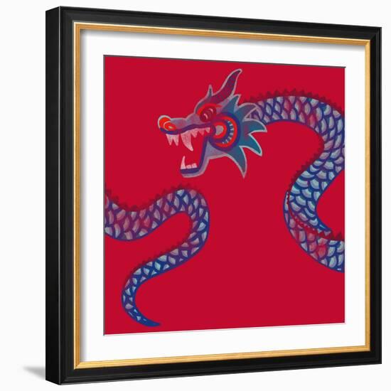 New Year Dragon-null-Framed Giclee Print