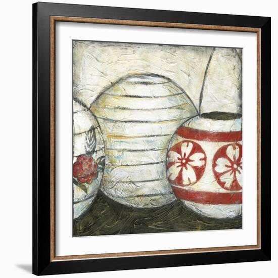 New Year Lanterns II-Chariklia Zarris-Framed Art Print