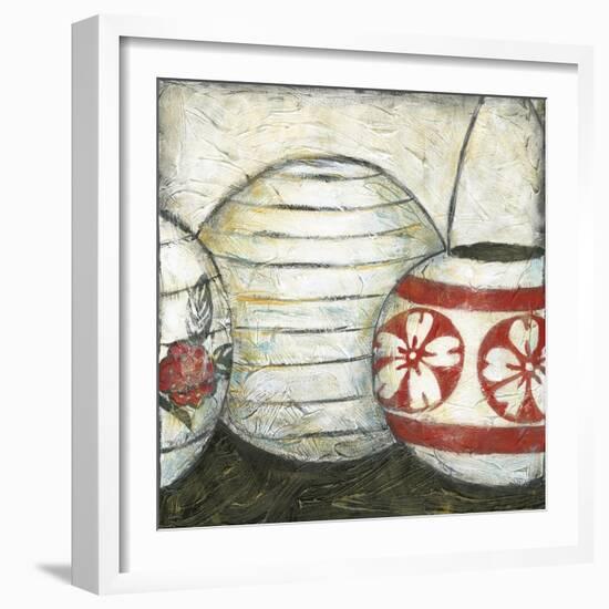 New Year Lanterns II-Chariklia Zarris-Framed Art Print