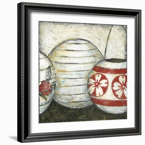 New Year Lanterns II-Chariklia Zarris-Framed Art Print